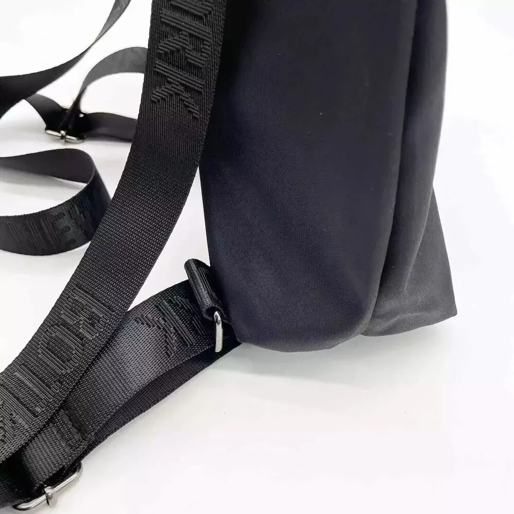 Botkier New York Trigger Nylon Small Black Backpack Top Handle Bag